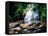 View of the Helton Creek Falls, Chattahoochee-Oconee National Forest, Georgia, USA-null-Framed Stretched Canvas