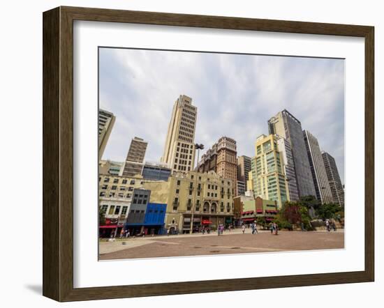 View of the high rise building in the city centre, City of Sao Paulo, State of Sao Paulo, Brazil, S-Karol Kozlowski-Framed Photographic Print