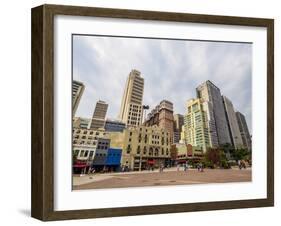 View of the high rise building in the city centre, City of Sao Paulo, State of Sao Paulo, Brazil, S-Karol Kozlowski-Framed Photographic Print