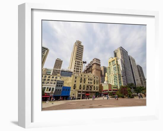 View of the high rise building in the city centre, City of Sao Paulo, State of Sao Paulo, Brazil, S-Karol Kozlowski-Framed Photographic Print