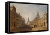 View of the High Street, Oxford, 1809-1810 (Oil on Canvas)-Joseph Mallord William Turner-Framed Stretched Canvas