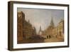 View of the High Street, Oxford, 1809-1810 (Oil on Canvas)-Joseph Mallord William Turner-Framed Giclee Print