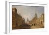 View of the High Street, Oxford, 1809-1810 (Oil on Canvas)-Joseph Mallord William Turner-Framed Giclee Print