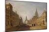 View of the High Street, Oxford, 1809-1810 (Oil on Canvas)-Joseph Mallord William Turner-Mounted Giclee Print