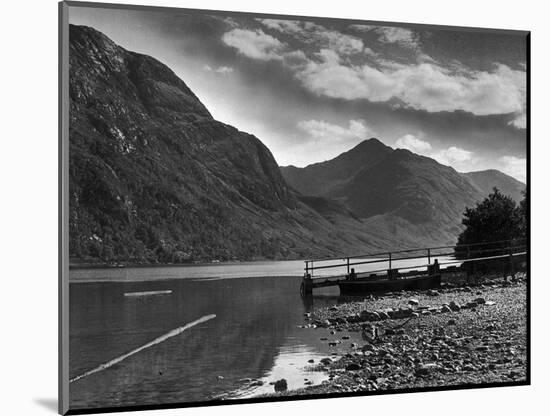 View of the hills overlooking Loch Shiel and the Glen 29/08/1946-Staff-Mounted Photographic Print