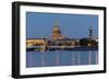 View of the Historic Heart along the Neva River, St. Petersburg, Russia, Europe-Miles Ertman-Framed Photographic Print