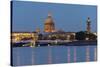 View of the Historic Heart along the Neva River, St. Petersburg, Russia, Europe-Miles Ertman-Stretched Canvas