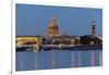 View of the Historic Heart along the Neva River, St. Petersburg, Russia, Europe-Miles Ertman-Framed Photographic Print