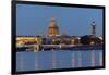 View of the Historic Heart along the Neva River, St. Petersburg, Russia, Europe-Miles Ertman-Framed Photographic Print