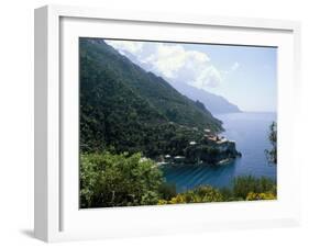 View of the Holy Athos, Greece-Oliviero Olivieri-Framed Photographic Print