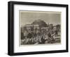 View of the Horticultural Gardens, Showing the Royal Albert Hall and Albert Memorial-null-Framed Premium Giclee Print