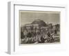 View of the Horticultural Gardens, Showing the Royal Albert Hall and Albert Memorial-null-Framed Premium Giclee Print