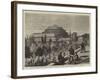 View of the Horticultural Gardens, Showing the Royal Albert Hall and Albert Memorial-null-Framed Giclee Print