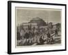 View of the Horticultural Gardens, Showing the Royal Albert Hall and Albert Memorial-null-Framed Giclee Print