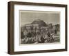 View of the Horticultural Gardens, Showing the Royal Albert Hall and Albert Memorial-null-Framed Giclee Print