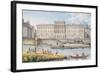 View of the Hotel Des Monnaies at the Confluence of the Two Branches of the Seine-Victor Jean Nicolle-Framed Giclee Print