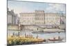 View of the Hotel Des Monnaies at the Confluence of the Two Branches of the Seine-Victor Jean Nicolle-Mounted Giclee Print