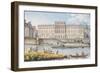 View of the Hotel Des Monnaies at the Confluence of the Two Branches of the Seine-Victor Jean Nicolle-Framed Giclee Print