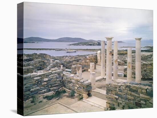 View of the House of Cleopatra-Greek-Stretched Canvas