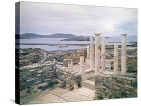 View of the House of Cleopatra-Greek-Stretched Canvas