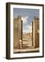 View of the House of the Colored Capitals from Pompei-Fausto and Felice Niccolini-Framed Giclee Print