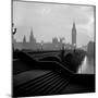 View of the Houses of Parliament as Seen Across Westminster Bridge at Dawn-Nat Farbman-Mounted Photographic Print