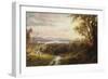 View of the Hudson, 1883-Frederic Edwin Church-Framed Giclee Print