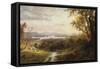 View of the Hudson, 1883-Frederic Edwin Church-Framed Stretched Canvas