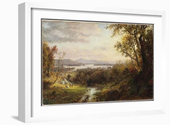 View of the Hudson, 1883-Jasper Francis Cropsey-Framed Giclee Print