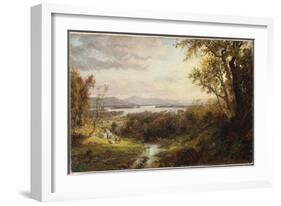 View of the Hudson, 1883-Jasper Francis Cropsey-Framed Giclee Print