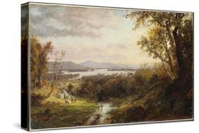 View of the Hudson, 1883-Jasper Francis Cropsey-Stretched Canvas