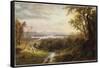 View of the Hudson, 1883-Jasper Francis Cropsey-Framed Stretched Canvas