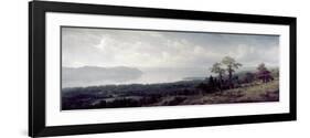 View of the Hudson Looking Across the Tappanzee-Albert Bierstadt-Framed Giclee Print