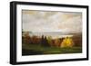 View of the Hudson Near Hastings, 1895-Jasper Francis Cropsey-Framed Giclee Print
