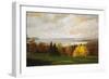 View of the Hudson Near Hastings, 1895-Jasper Francis Cropsey-Framed Giclee Print