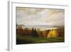 View of the Hudson Near Hastings, 1895-Jasper Francis Cropsey-Framed Giclee Print