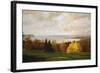 View of the Hudson Near Hastings, 1895-Jasper Francis Cropsey-Framed Giclee Print