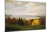 View of the Hudson Near Hastings, 1895-Jasper Francis Cropsey-Mounted Giclee Print