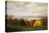 View of the Hudson Near Hastings, 1895-Jasper Francis Cropsey-Stretched Canvas