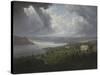 View of the Hudson River from Tarrytown Heights-Robert The Younger Havell-Stretched Canvas