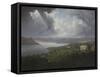 View of the Hudson River from Tarrytown Heights-Robert The Younger Havell-Framed Stretched Canvas