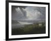 View of the Hudson River from Tarrytown Heights-Robert The Younger Havell-Framed Giclee Print