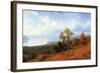 View of The Hudson River Valley-Albert Bierstadt-Framed Art Print