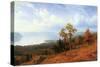 View of the Hudson River Valley-Albert Bierstadt-Stretched Canvas