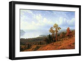 View of the Hudson River Valley-Albert Bierstadt-Framed Art Print