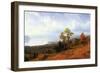 View of The Hudson River Valley-Albert Bierstadt-Framed Premium Giclee Print