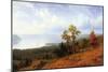 View of The Hudson River Valley-Albert Bierstadt-Mounted Premium Giclee Print