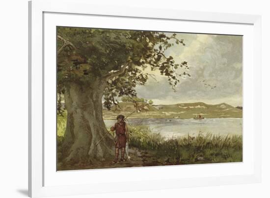 View of the Hunenschans by the Uddelermeer, Gelderland, Netherlands-Willem II Steelink-Framed Giclee Print