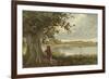 View of the Hunenschans by the Uddelermeer, Gelderland, Netherlands-Willem II Steelink-Framed Giclee Print