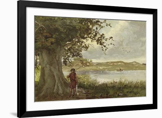 View of the Hunenschans by the Uddelermeer, Gelderland, Netherlands-Willem II Steelink-Framed Giclee Print